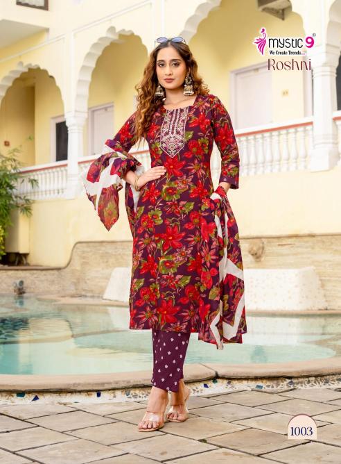 Mystic9 roshni vol 1 wholesale kurti market